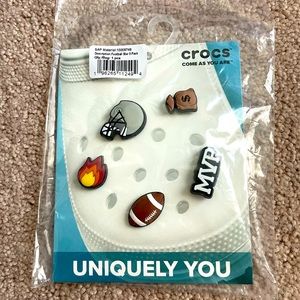 Crocs jibbitz  - football 🏈 star ⭐️. OS. Brand New in original packaging.